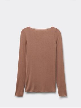 Boat Neck Modal Cashmere Ultralight Top